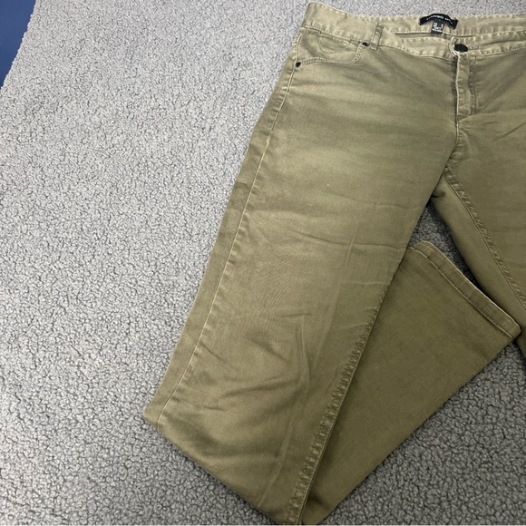 Mango Basics Pants Size 6  Green 5-Pockets. - Picture 3 of 14